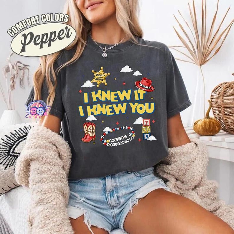I Knew It I Knew You Were Turning 5 Shirt, Toy Story 5 Shirt, Disneyland Toy Story 5 Birthday, Toy Story Birthday Shirt image 2