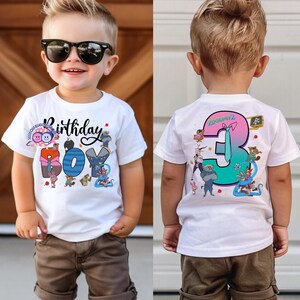 Disneyland Zootopia Birthday Shirt, Custom Birthday Tshirt, Zootopia Family Matching Birthday Party Shirt, Birthday Boy Girl Tee image 3