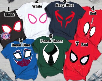 Spidey Man Across The Spidey Verse Costume, Spidey Man Halloween Cosplay Shirt, Superhero Costume, Halloween Party Tee