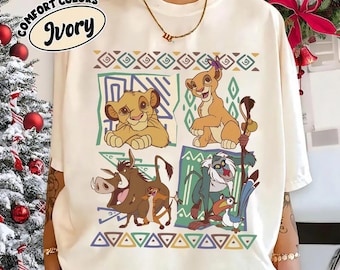 Comfort Colors® Retro 90s Disneyland Lion King Simba And Timon Shirt, Vintage Lion King Shirt, Hakuna Matata Shirt, Disneyland Trip Shirt
