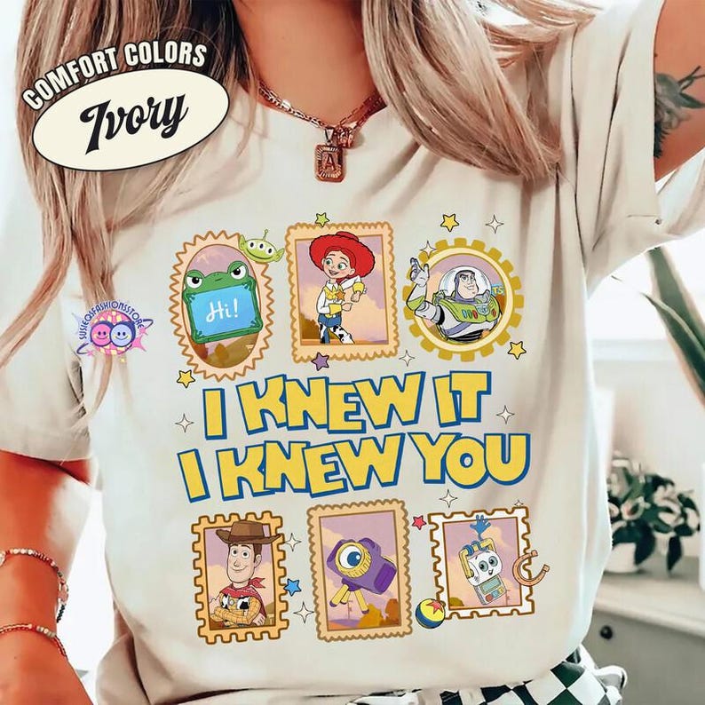 Disneyland Pixar Toy Story 5 I Knew It I Knew You Shirt, Lilypad Buzz Woody Jessie Toy Story Land You've Got a Friend In Me Shirt image 6