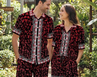 Chemise hawaïenne Donjons & Dragons, chemise Antasy DnD pour les joueurs, chemise cadeau amateur de RPG, chemise boutonnée dragons mythiques