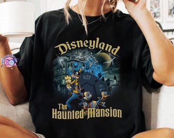 Haunted Mansion WDW Disneyland Halloween Shirt, Mickey & Friends Hitchhiking Ghosts Tee, Welcome Foolish Mortals Shirt, Halloween Shirt