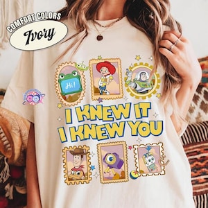 Disneyland Pixar Toy Story 5 I Knew It I Knew You Shirt, Lilypad Buzz Woody Jessie Toy Story Land You've Got a Friend In Me Shirt image 1