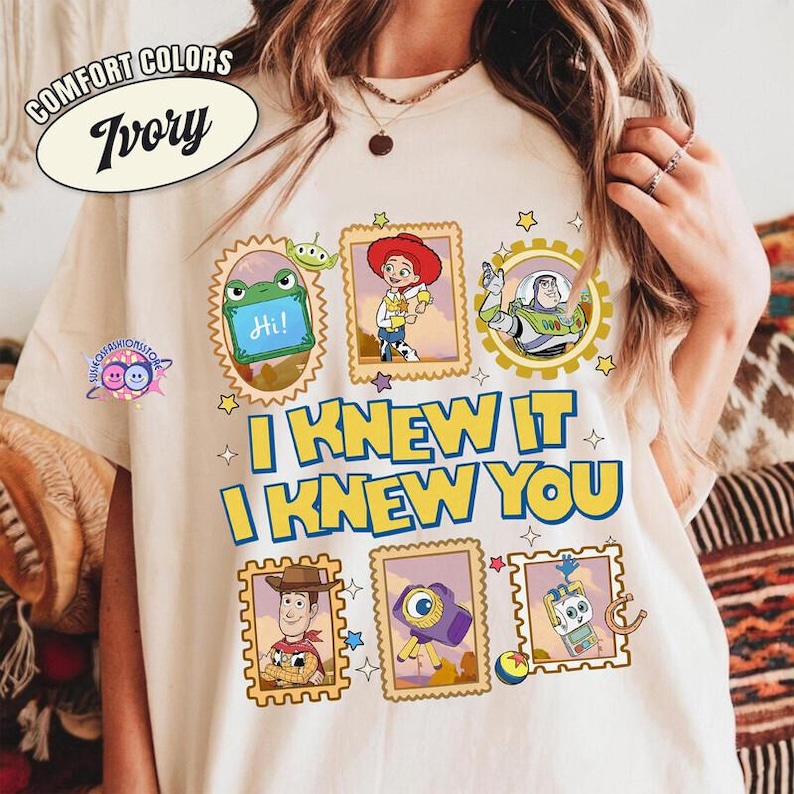 Disneyland Pixar Toy Story 5 I Knew It I Knew You Shirt, Lilypad Buzz Woody Jessie Toy Story Land You've Got a Friend In Me Shirt image 1