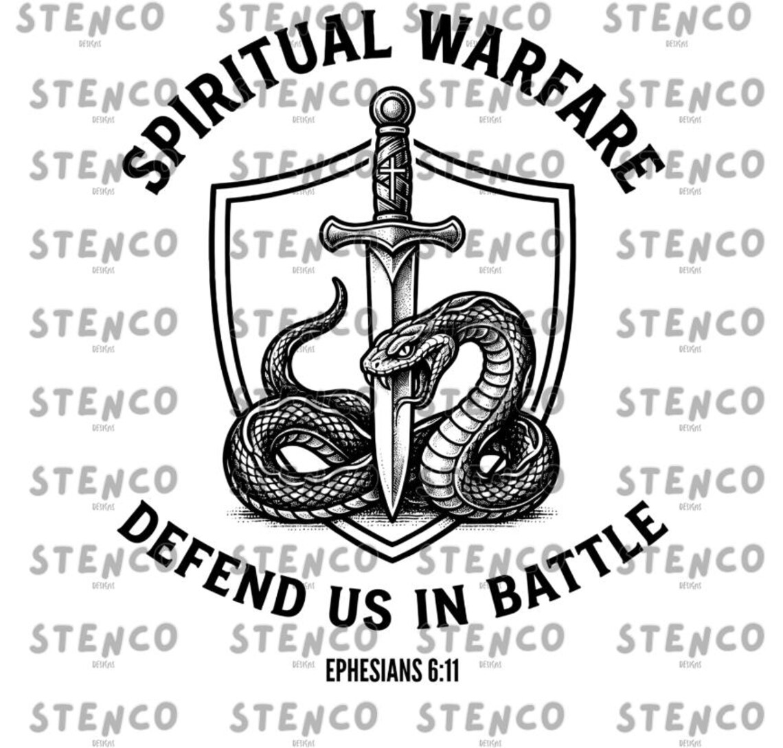Spiritual Warfare SVG Armor of God PNG Christian Mens Shirt Design ...
