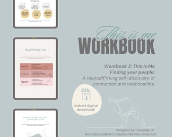 Neurodivergent Connection Workbook: Printable Journal for Adults (PDF Download)