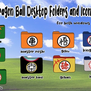 Anime inspired Desktop icons for MacOS and Windows