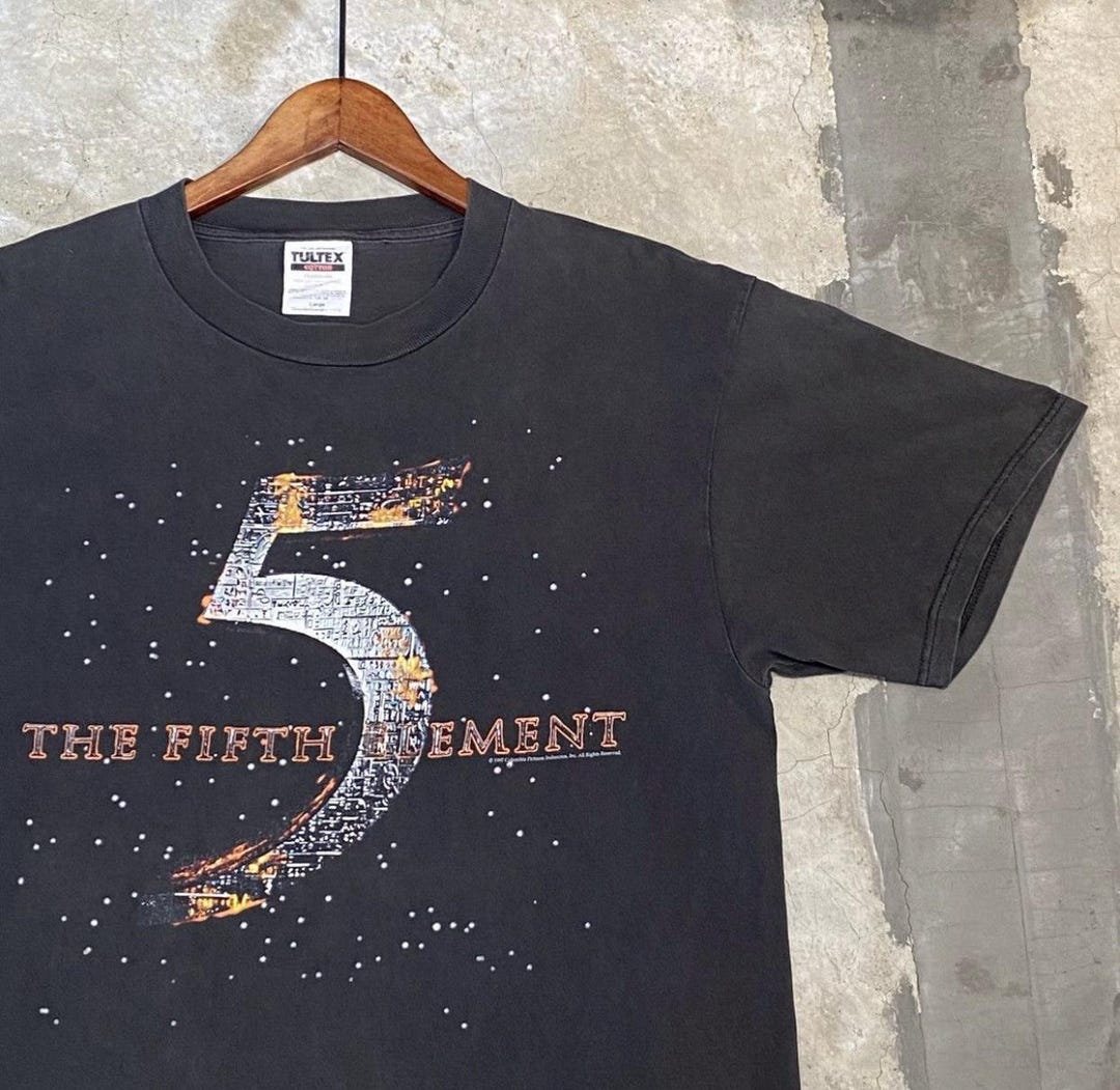 Vintage 90s the Fifth Element Movie Promo Tee - Etsy