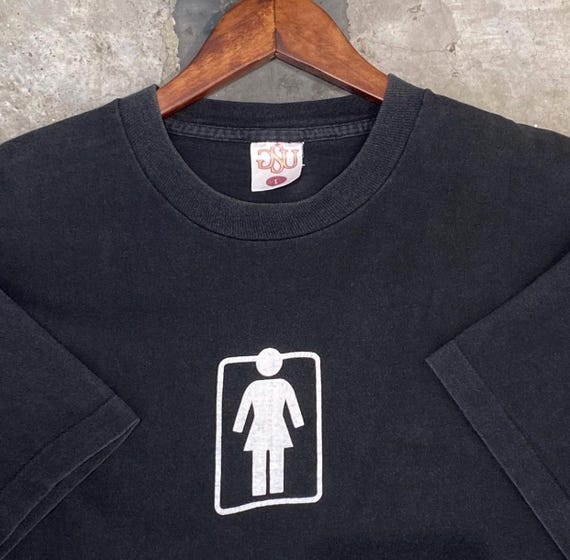 Vintage 90s Girl Skateboard Tee - Etsy Israel