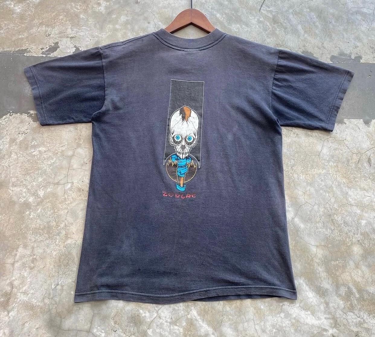 Vintage 90s Zorlac Casualty Pushead Skate T Shirt (powell Peralta 