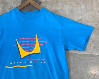 Camiseta vintage de Herman Miller con muebles de mediados de siglo