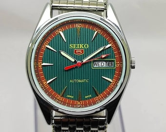 Rare Seiko Emblem Automatic 2409-0030 | Vintage 1970s Green Dial