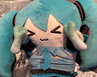 Hatsune Miku leek hand puppet