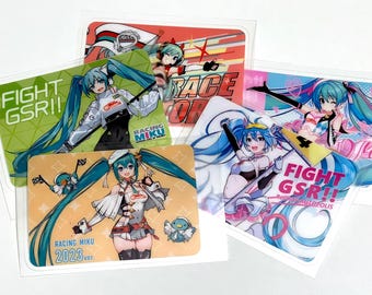 Racing Miku Decal – JDM Itasha Anime Car Windshield Sticker