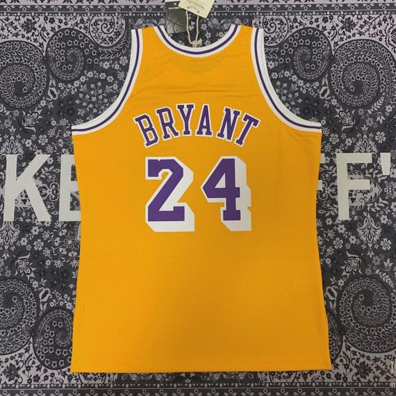 Kobe Bryant Lakers Jersey | #24 Gold, 2007-08 Mitchell & Ness