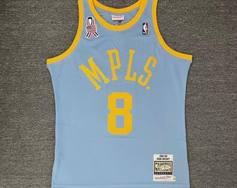 Kobe Bryant Minneapolis Lakers #8 Jersey 2001–02 Vintage Basketball Jersey Mitchell & Ness Hardwood Classics