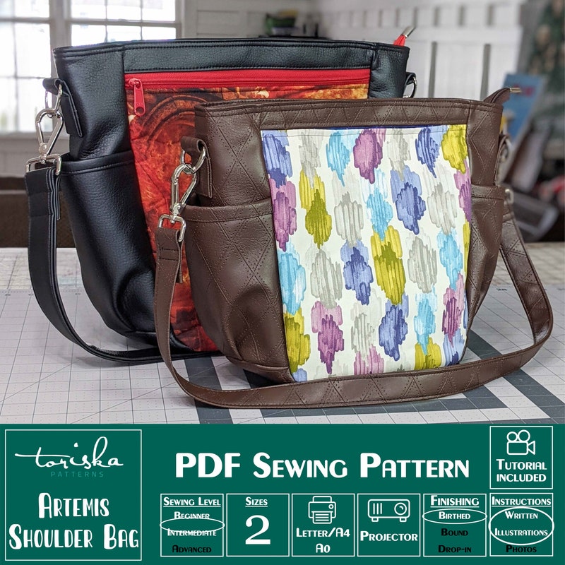 Shoulder Bag Pattern Etsy