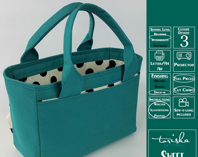 Ashley Bag PDF Pattern, Purse, Tote, or Scripture Bag - Etsy