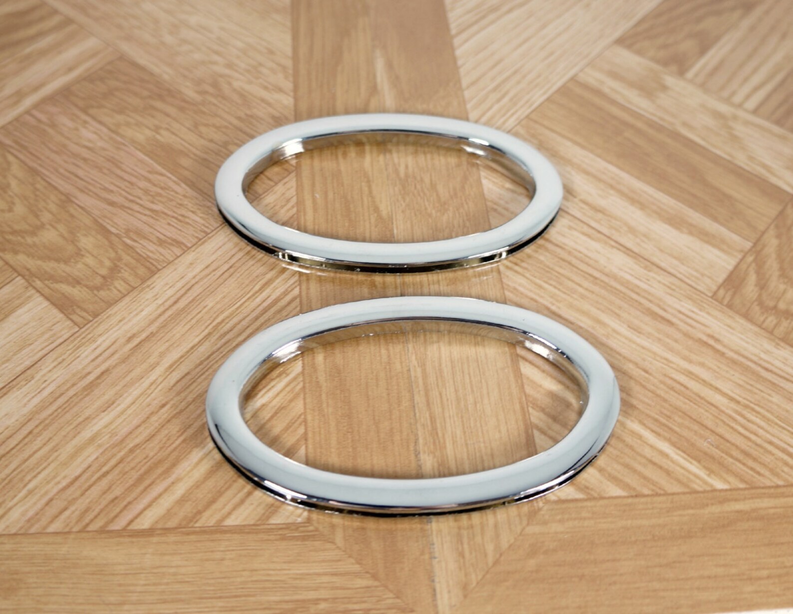 Oval metal purse handles screw back grommet handles silver Etsy