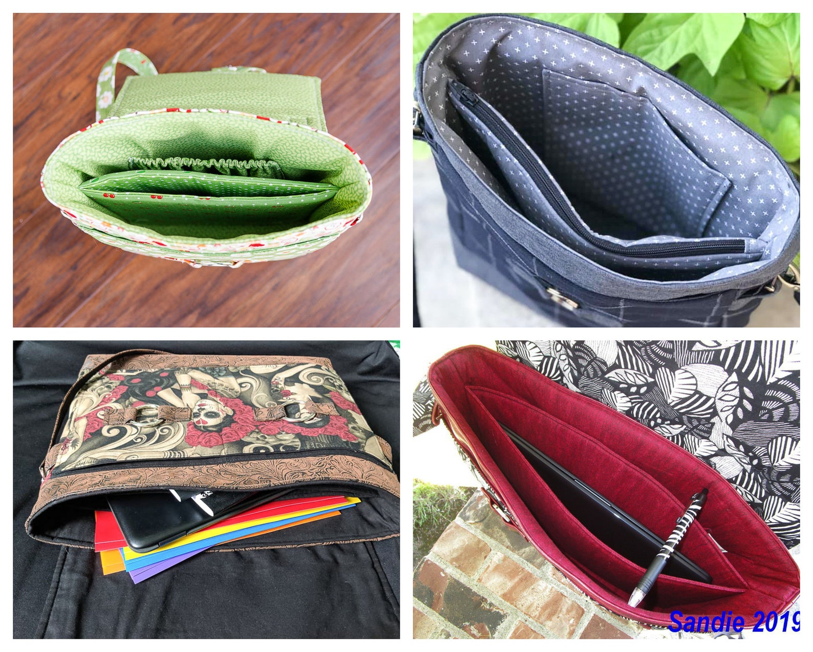 Messenger Bag, Laptop Bag PDF Sewing Pattern, Crossbody or Shoulder - Etsy