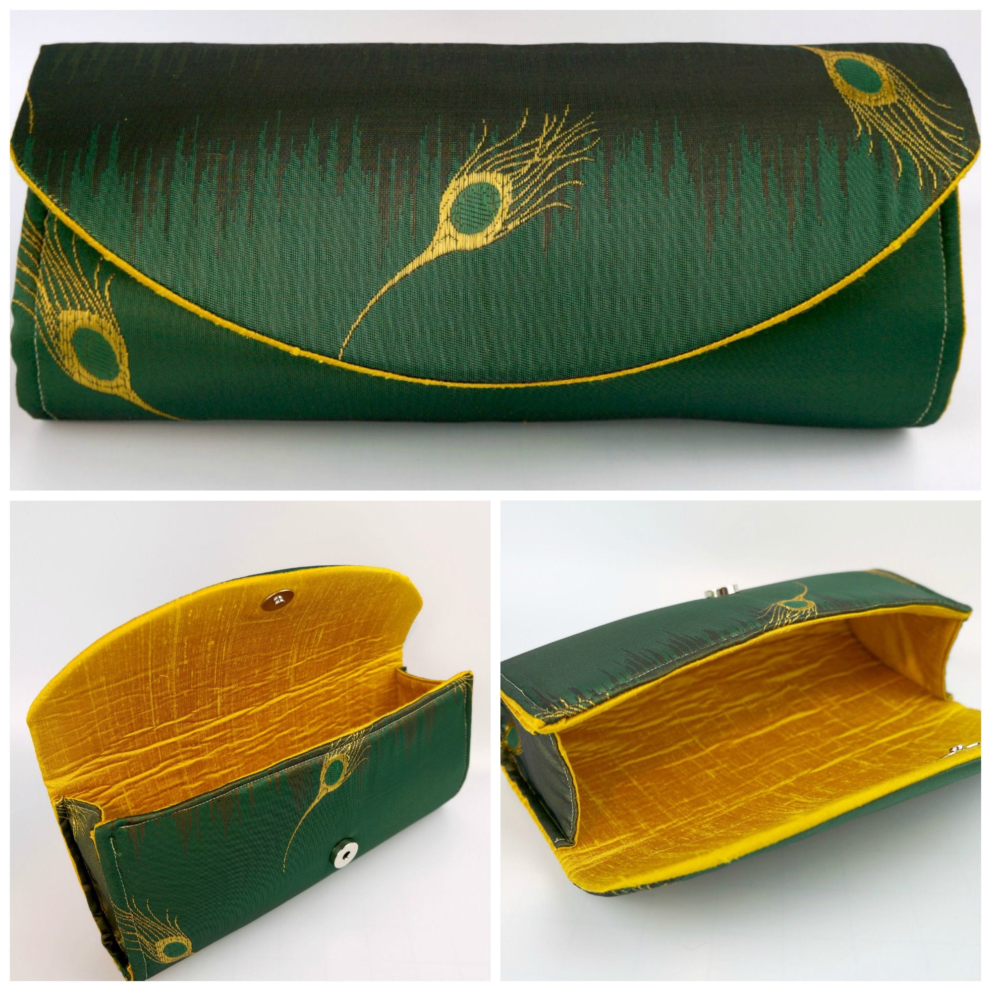 Evening bag clutch purse PDF sewing pattern wristlet digital Etsy