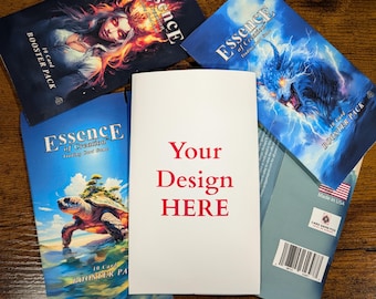Custom Booster Pack for Card Games - Full Art and Ready to Heat Seal!