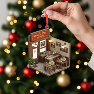 Personalized Pho Restaurant Vietnamese Food Christmas Ornament Gift Acrylic