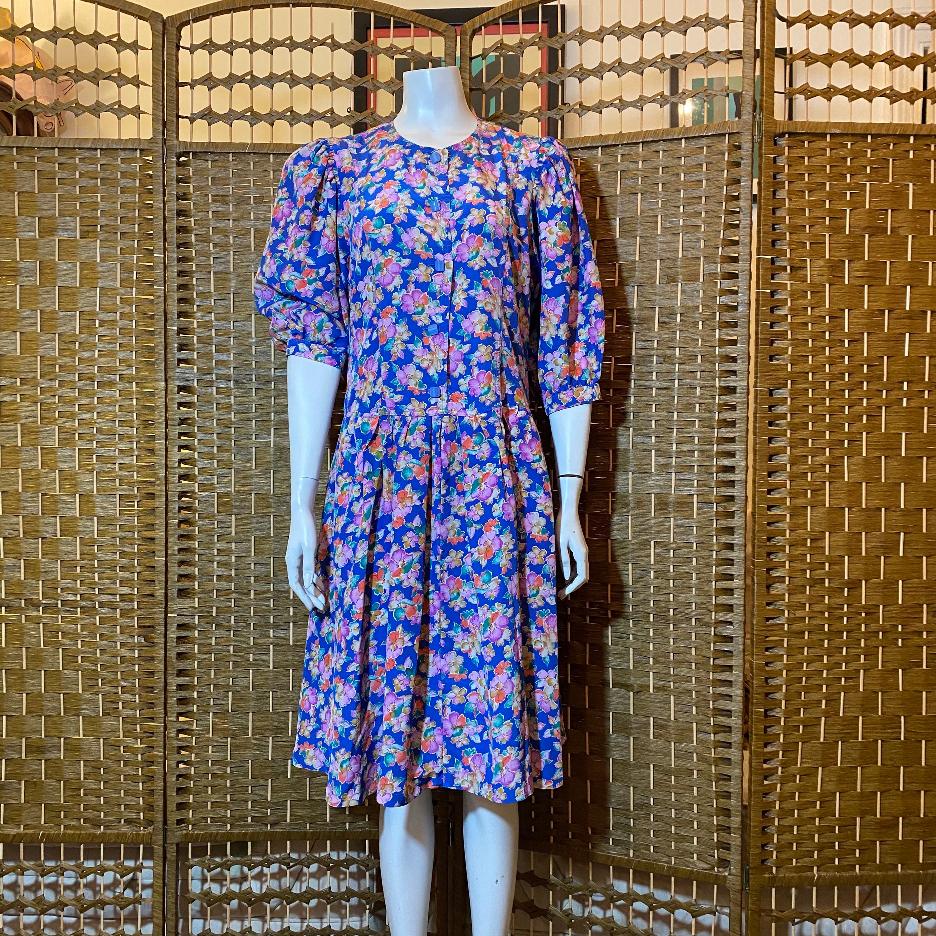 Floral Granny Dress Etsy UK