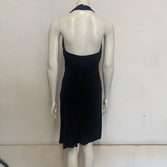Vintage 00s Y2k Black Karen Millen Halter Neck Dress Size 10 Etsy UK
