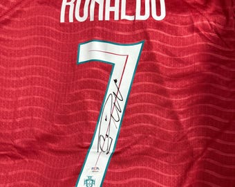 Cristiano Ronaldo PSA/DNA Signed Autographed Team Portugal World Cup Jersey COA