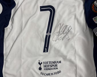 Son Heung-Min PSA/DNA Signed Autographed Tottenham Hotspur Bilbao Final 2025 Jersey COA