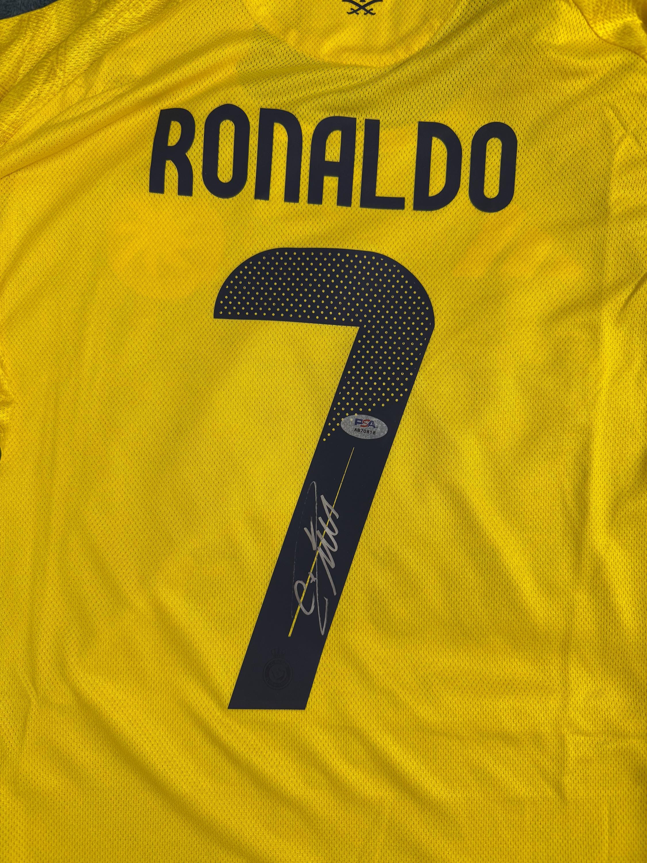 Ronaldo signed jersey al nassr - Etsy 日本