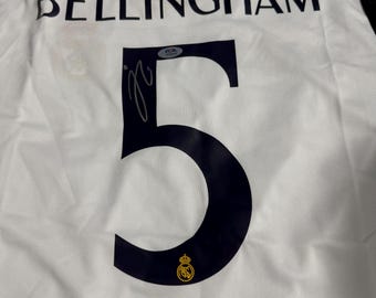 Jude Bellingham PSA/DNA Signed Autographed Real Madrid Jersey COA