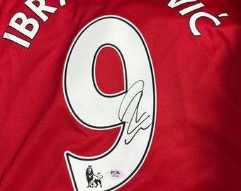 Zlatan Ibrahimovic PSA/DNA Signed Autographed Manchester United Jersey COA
