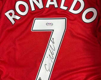 Cristiano Ronaldo PSA/DNA Signed Autographed Manchester United Jersey COA