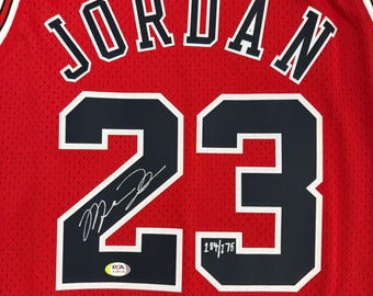 Michael Jordan PSA / DNA signiertes Chicago Bulls Jersey nba COA