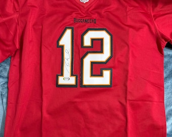Tom Brady PSA/DNS signiert Tampa Bay Buccaneers NFL Jersey coa