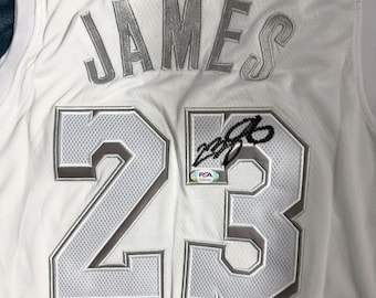 LeBron James PSA / DNA MVP signiert und signiert Los Angeles Lakers Jersey nba coa