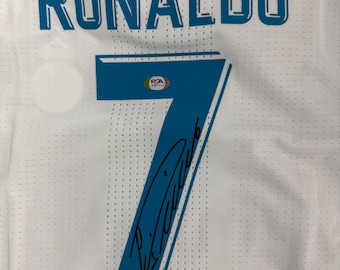 Cristiano Ronaldo PSA / DNA signiert Real Madrid Spanien ucl Finale Trikot COA signiert