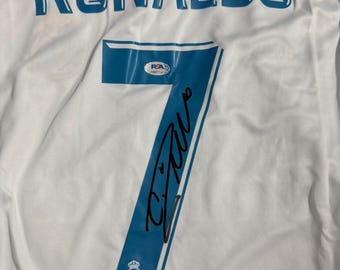 Cristiano Ronaldo PSA/DNA Signed Autographed Real Madrid Spain ucl Final Jersey COA