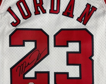 Michael Jordan PSA / DNA signiertes Chicago Bulls Jersey Home Weiß nba COA