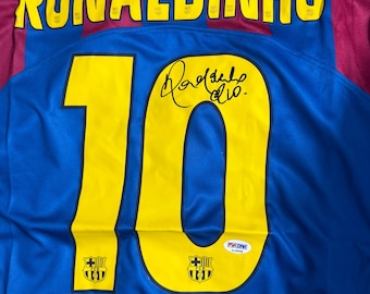Ronaldinho PSA/DNA Signed Autographed Barcelona Jersey 05/06 Uefa Ucl Final COA