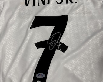 Vini Jr Vinicius PSA/DNA Signed Autographed Real Madrid Jersey COA
