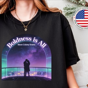 T-shirt Moon Colony Drama, T-shirt graphique SciFi Murderbot Diaries