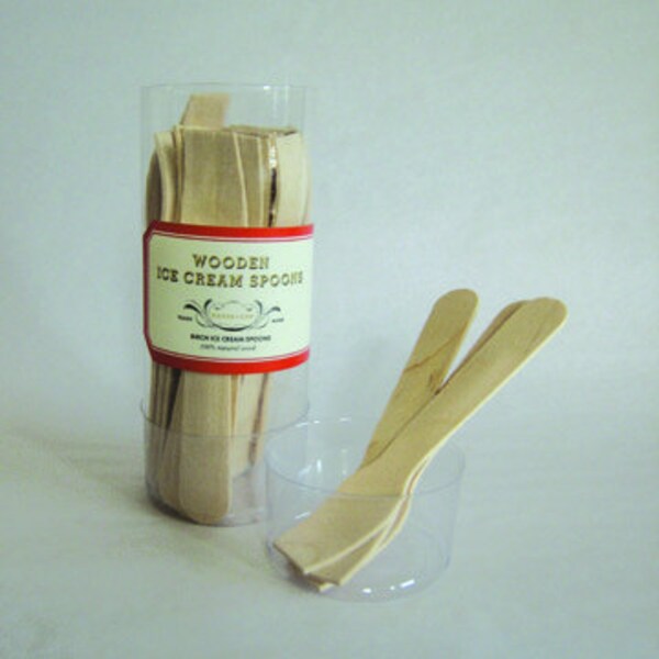 Wooden Ice Cream Spoons