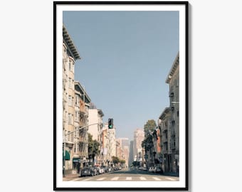 San Francisco Fine Art Photo Print, Downtown Skyline Wall Art, Bay Area California Decor