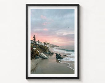 Laguna Beach Fine Art Photo Print, Orange County Poster, California Sunset Wall Decor
