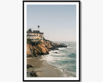 Laguna Beach Fine Art Photo Print, Orange County Coastal Wall Decor, Pacific Shoreline California