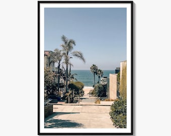 Manhattan Beach Fine Art Photo Print, South Bay Wall Decor, California Coastal Poster